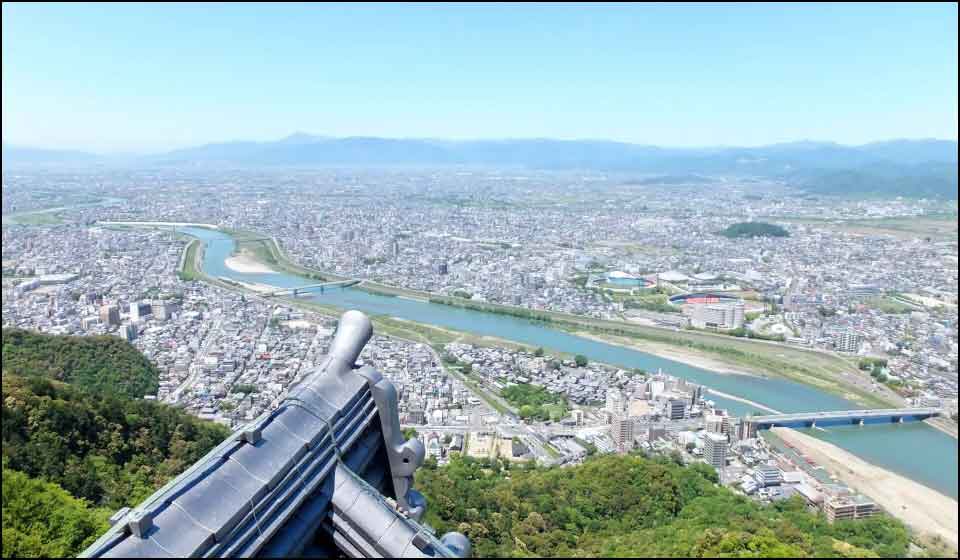 岐阜城からの眺望